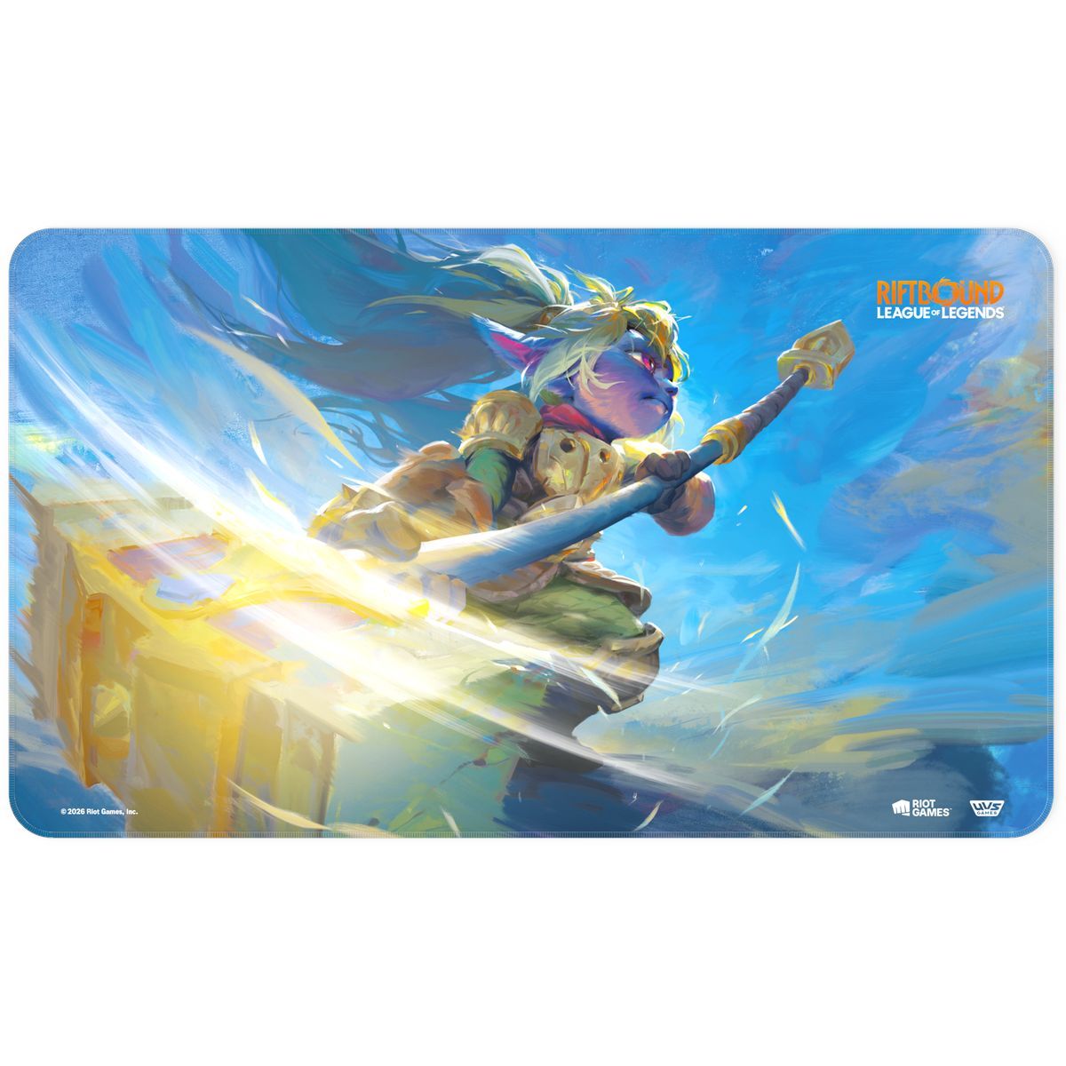 Spielmatte – Poppy, Hüterin des Hammers – Riftbound League of Legends TCG – Set 2 Spiritforged – Versiegelt
