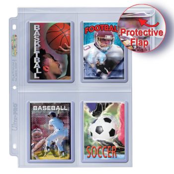 100 Ordnerseiten – 4 Boxen für Toploader: Sichere Seiten – Platinum-Serie – Ultra Pro