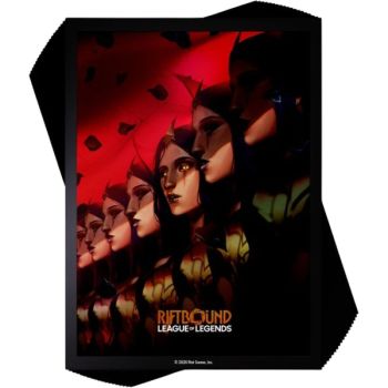 100 Kartenhüllen – Leblanc, die Betrügerin – Riftbound League of Legends TCG – Set 3 Unleashed – Versiegelt