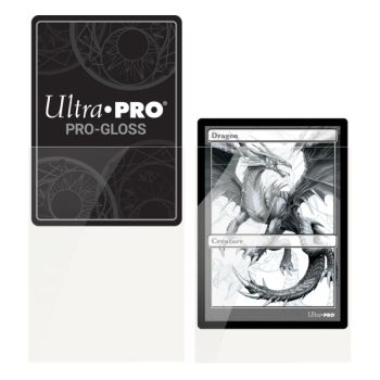100 Kartenhüllen - Standard - Pro-Gloss: Klar Transparent - Ultra Pro