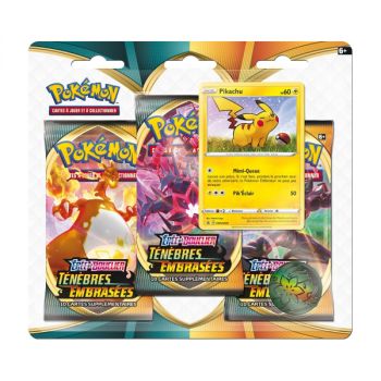 Pokémon – Dreierpack – Darkness Ablaze [EB03] – Pikachu / Bibichu – FR