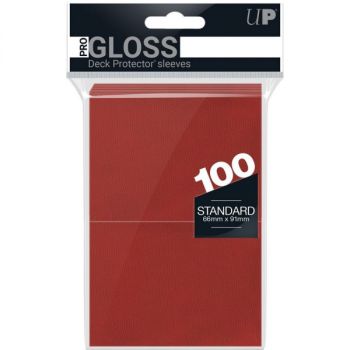 Ultra Pro - Kartenhüllen - Standard - Rot / Rot (100)