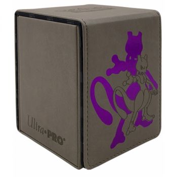 Ultra Pro – Deck Box Alkoven – Pokemon – Premium Flip Box – Mewtwo