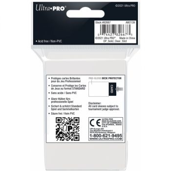 Ultra Pro - Pack - Kartenhüllen - Standard - Klar / Transparent (500)