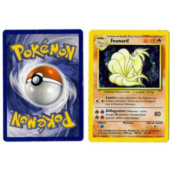 Item Ninetales (3) 12/102 Holo Unlimited Base Set Französischer Scan