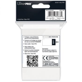 Ultra Pro - Kartenhüllen - Standard - Weiß / Weiß (50)