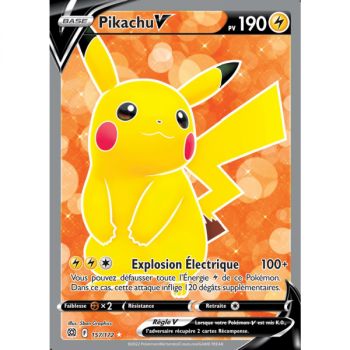Item Pikachu V – Full Art Ultra Rare 157/172 – EB09 Schwert und Schild, funkelnde Sterne