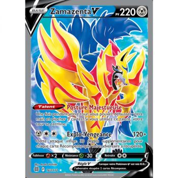 Item Zamazenta V – Full Art Ultra Rare 163/172 – EB09 Schwert und Schild, funkelnde Sterne