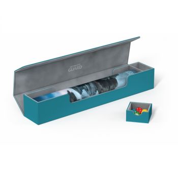 Ultimate Guard - Flip'n'Tray Mat Case - Box für Spielmatte - Spielmatte - Petrol/Grau