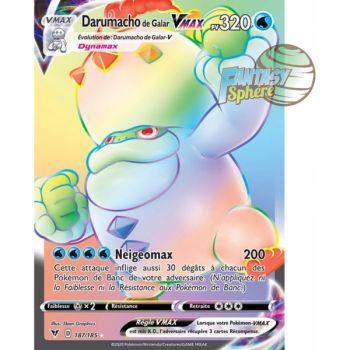 Darumacho von Galar VMAX – Secret Rare 187/185 – Schwert und Schild 4 Brillante Spannung