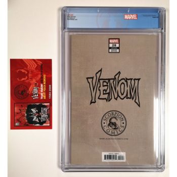 Comics – Marvel – Venom N°28 (Scorpion Comics Variant) (2018) – [CGC 9.8 – Weiße Seiten]