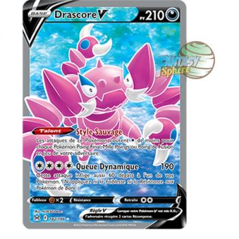 Item Drascore V – Full Art Ultra Rare 182/196 – Schwert und Schild 11 Lost Origin