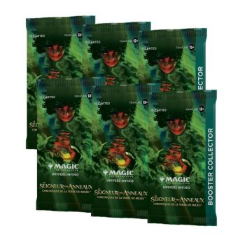 Magic The Gathering – Packung mit 6 Boostern – Sammler – Der Herr der Ringe: Chroniken von Mittelerde – FR