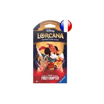 Disney Lorcana – Artset mit 3 Boosterpackungen im Koffer – Erstes Kapitel – FR