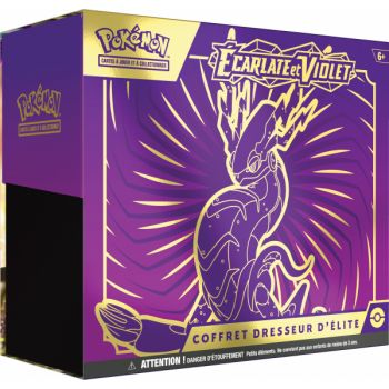 Item Pokémon – ETB Miraidon Elite Trainer Box – Scharlachrot und Lila [SV1][EV01] – FR