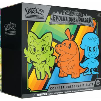 Item Pokémon – ETB-Elite-Trainer-Box – Scharlachrot und Lila – Entwicklungen in Paldea [SV2][EV02] – FR