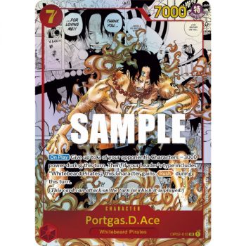 Item Portgas.D.Ace – SEC Super Parallel OP02-013 – OP02 Paramount War