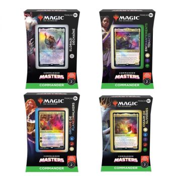 Item MTG – Lot von 4 Deck Commander – Commander Masters – FR
