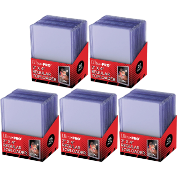 photo 125 starre Kartenhüllen – Top Loader Regular 3" x 4" – Ultra Pro