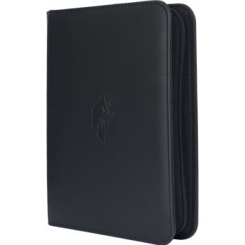 Toploader-Zip-Ordner: Premium Schwarz XL – 288 Fächer – 9 Fächer – Newave Collectibles