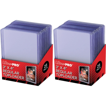 50 starre Kartenhüllen – Top Loader Regular 3" x 4" – Ultra Pro