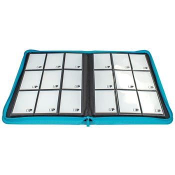 9-Pocket Pro-Binder Premium Vivid - Vivid Teal - Ultra Pro - 9 Cases (360)