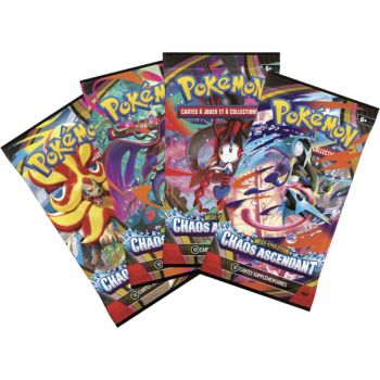Artset – 4 Mega-Entwicklungs-Booster – Chaos Rising [ME04][CRI] – Pokémon