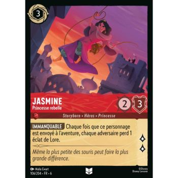 Item Jasmine, Rebellenprinzessin – 106/204 – AZS – Das Azuritmeer – Brillant – Premium – Französisch