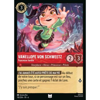 Item Vanellope Von Schweetz, mutige Macherin – 110/204 – AZS – Das Azuritmeer – Brillant – Premium – Französisch
