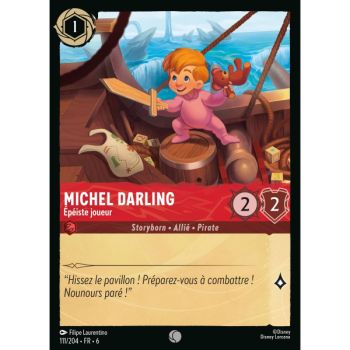 Item Michel Darling, Schwertkämpfer – 111/204 – AZS – Das Azuritmeer – Brillant – Premium – Französisch
