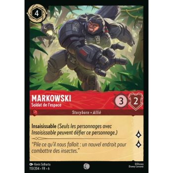 Item Markowski, Weltraumsoldat - 113/204 - AZS - Das Azuritmeer - Brillant - Premium - Französisch