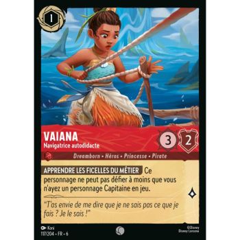 Item Vaiana, Autodidaktische Navigatorin – 117/204 – AZS – Das Azuritmeer – Brillant – Premium – Französisch