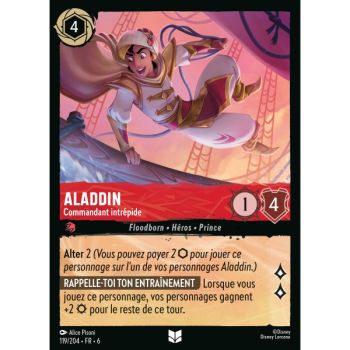 Item Aladdin, furchtloser Kommandant – 119/204 – AZS – Das Azuritmeer – Brillant – Premium – Französisch