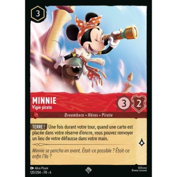 Item Minnie, Piraten-Ausguck - 120/204 - AZS - Das Azuritmeer - Brillant - Premium - Französisch