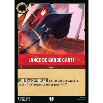 Item Guard Lance Card – 134/204 – AZS – Das Azuritmeer – Brillant – Premium – Französisch