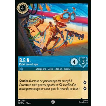 Item B.E.N, Exzentrischer Roboter – 137/204 – AZS – Das Azuritmeer – Brillant – Premium – Französisch