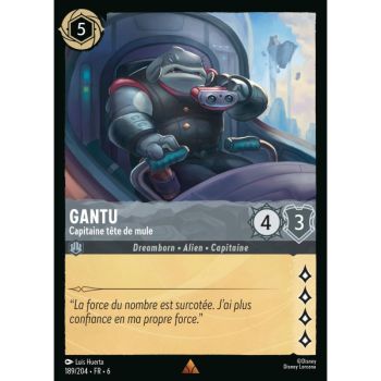 Item Gantu, der sture Kapitän – 189/204 – AZS – Das Azuritmeer – Selten – Französisch
