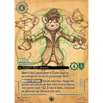 Item Basil, der verkleidete Detektiv – 212/204 – AZS – Das Azuritmeer – Verzaubert – Französisch