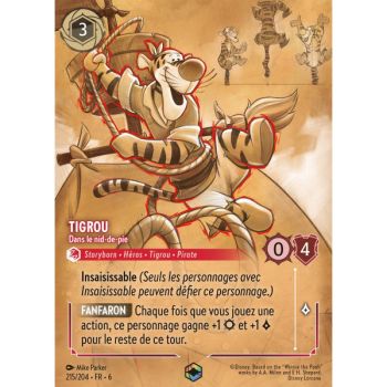Item Tigger, Im Krähennest - 215/204 - AZS - Das Azuritmeer - Verzaubert - Französisch