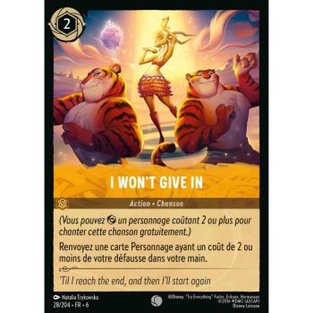 Item Ich gebe nicht auf - 28/204 - AZS - La Mer Azurit - Brillant - Premium - Französisch