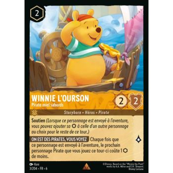 Item Winnie Puuh, Honey Port Pirat - 3/204 - AZS - Das Azuritmeer - Brillant - Premium - Französisch