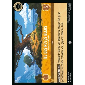 Item Blue Dream Island, Winnie's House – 34/204 – AZS – Das Azuritmeer – Brillant – Premium – Französisch