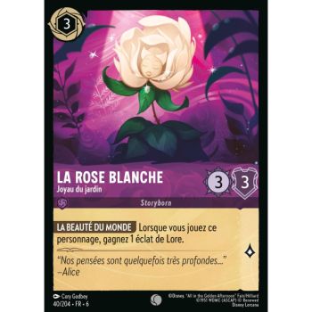 Item Die weiße Rose, Juwel des Gartens – 40/204 – AZS – Das Azuritmeer – Brillant – Premium – Französisch