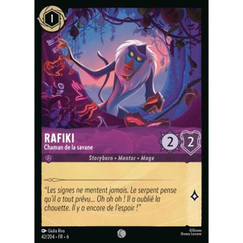 Item Rafiki, Schamane der Savanne – 42/204 – AZS – Das Azuritmeer – Brillant – Premium – Französisch