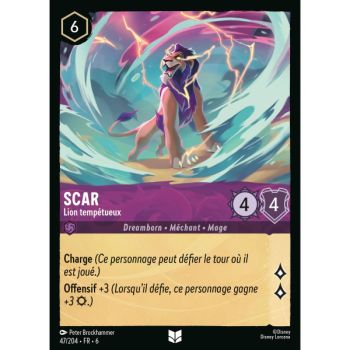 Item Scar, Stürmischer Löwe – 47/204 – AZS – Das Azuritmeer – Brillant – Premium – Französisch