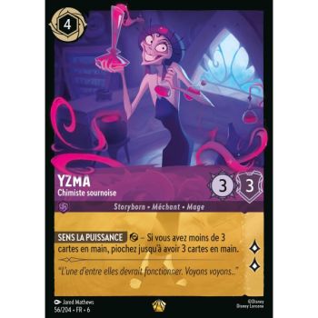 Item Yzma, die hinterhältige Chemikerin – 56/204 – AZS – Das Azuritmeer – Brillant – Premium – Französisch
