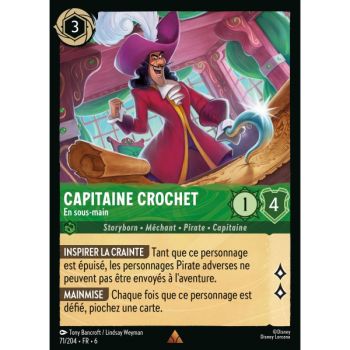 Item Captain Hook, Underhand – 71/204 – AZS – Das Azuritmeer – Brillant – Premium – Französisch