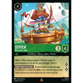 Item Stitch, Alien Buccaneer – 72/204 – AZS – Das Azuritmeer – Brillant – Premium – Französisch