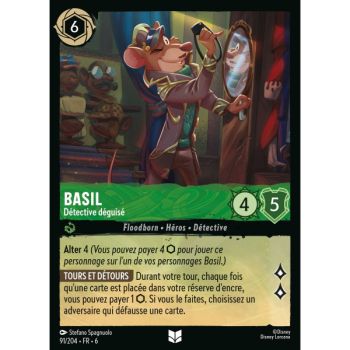 Item Basil, der verkleidete Detektiv – 91/204 – AZS – Das Azuritmeer – Brillant – Premium – Französisch