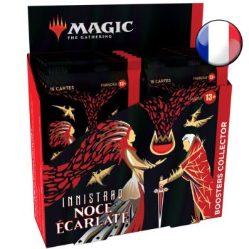 Schachtel mit 12 Boostern – Sammler – Innistrad: Die Scharlachrote Hochzeit – Magic The Gathering – FR